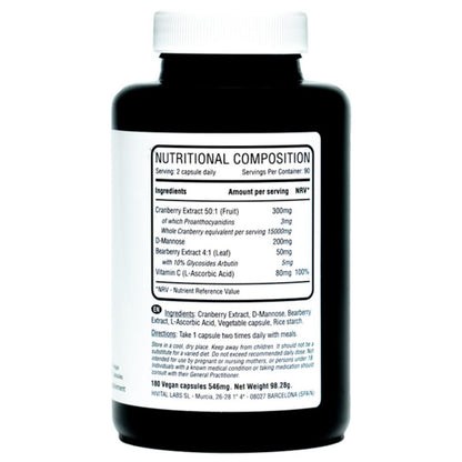 Cranberry Americano 15000 mg 180 Cápsulas Vegan Hivital