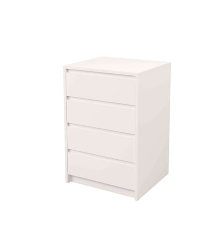 Cajonera 4 Cajones Toledo Acabado En Blanco. 74cm(alto) 60cm(ancho) 45cm(fondo)_0
