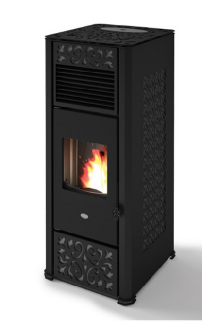 Estufa De Pellet Eva Calòr Gemma 901679400 Acabado Negro_1