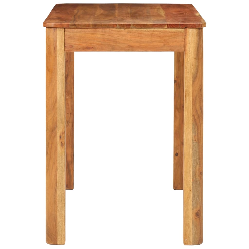 Mesa De Comedor Madera Maciza De Acacia 110x55x76 Cm_1
