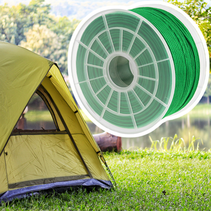 Cuerda Trenzada Multifilamento Pp 100 M X 3 Mm Verde_2