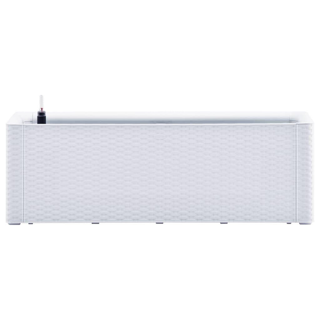 Arriate Con Sistema De Riego Automático Blanco 100x43x33 Cm_2
