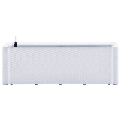 Arriate Con Sistema De Riego Automático Blanco 100x43x33 Cm_2