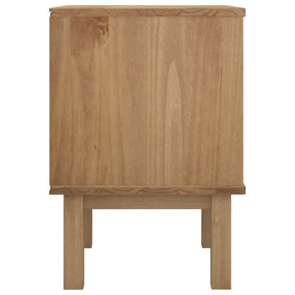Mesita De Noche Otta Madera De Pino Marrón Y Blanco 45x39x57 Cm_3