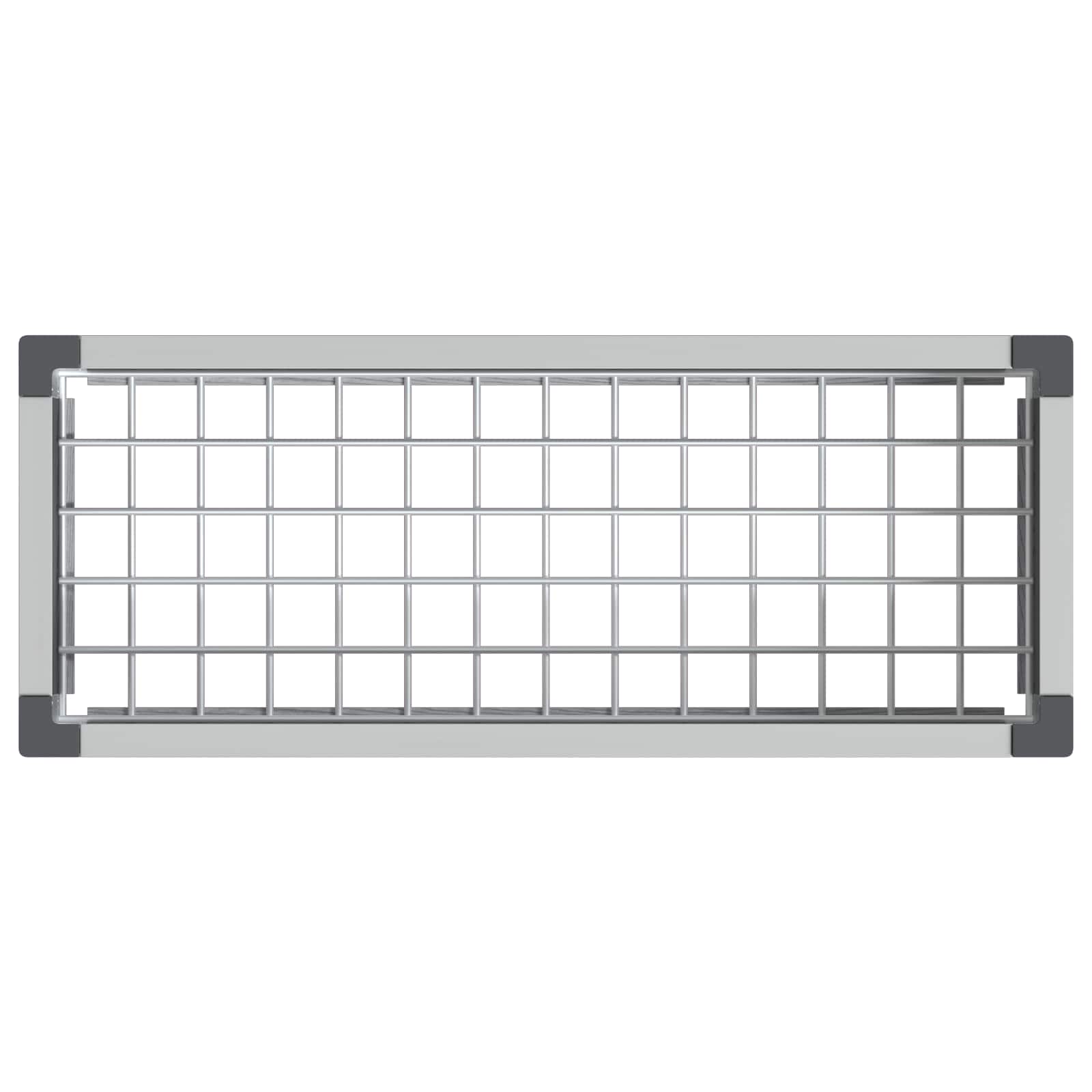 Arriate Elevado Gris 75 X 30 X 22 Cm Wpc Y Aluminio_5