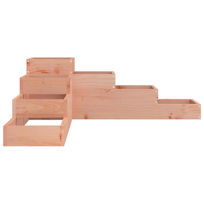 Jardinera De Jardín De 4 Niveles, 106 X 104,5 X 36 Cm, Madera Maciza Douglas_4