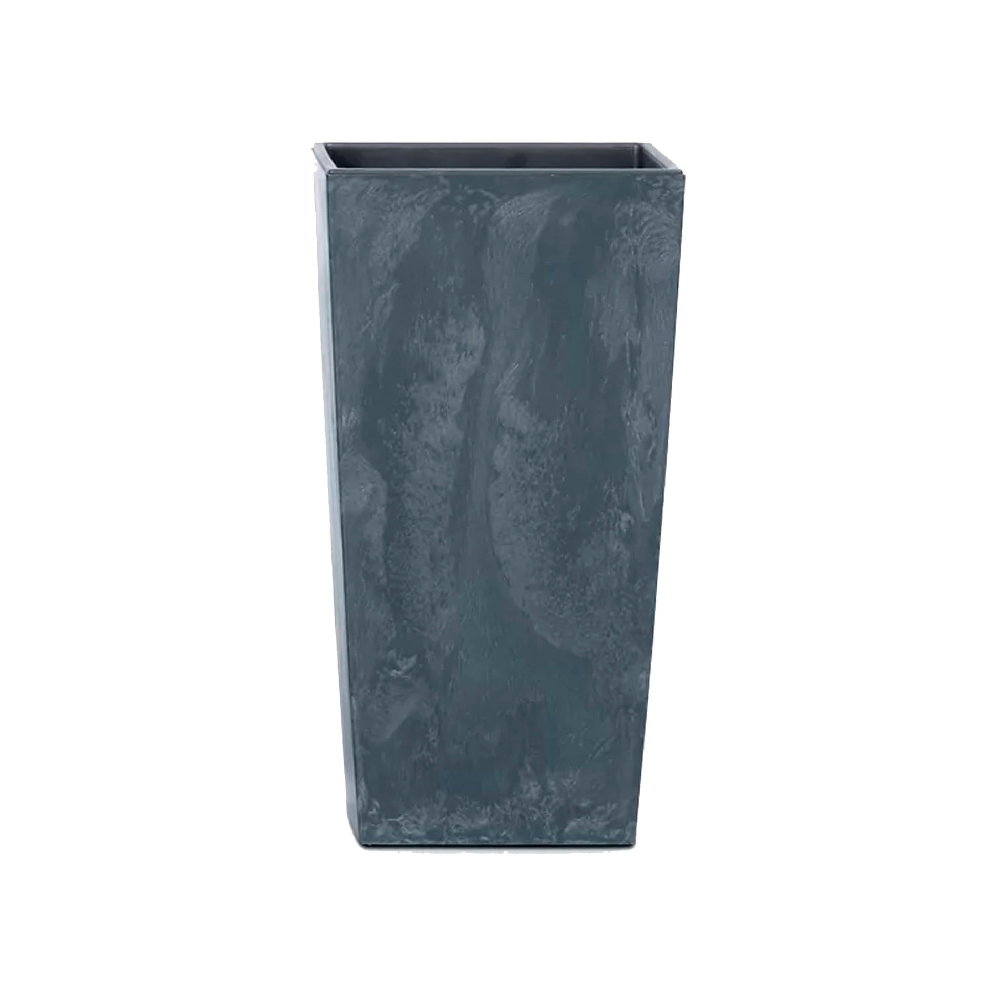 Maceta Urbi Square Beton Effect 4l., Con Depósito, Dimensiones (mm) 140x140x265, Color Antracita_0