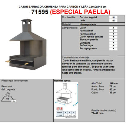 Churrasco de paella especial