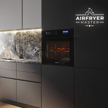 Horno Integrable Multifunción 60cm Bolero Hexa Af316000 Glass Black A. 3400w, 81l Capacidad, 11 Funciones Con Airfryer Master, Pizza Master, Steam A_2