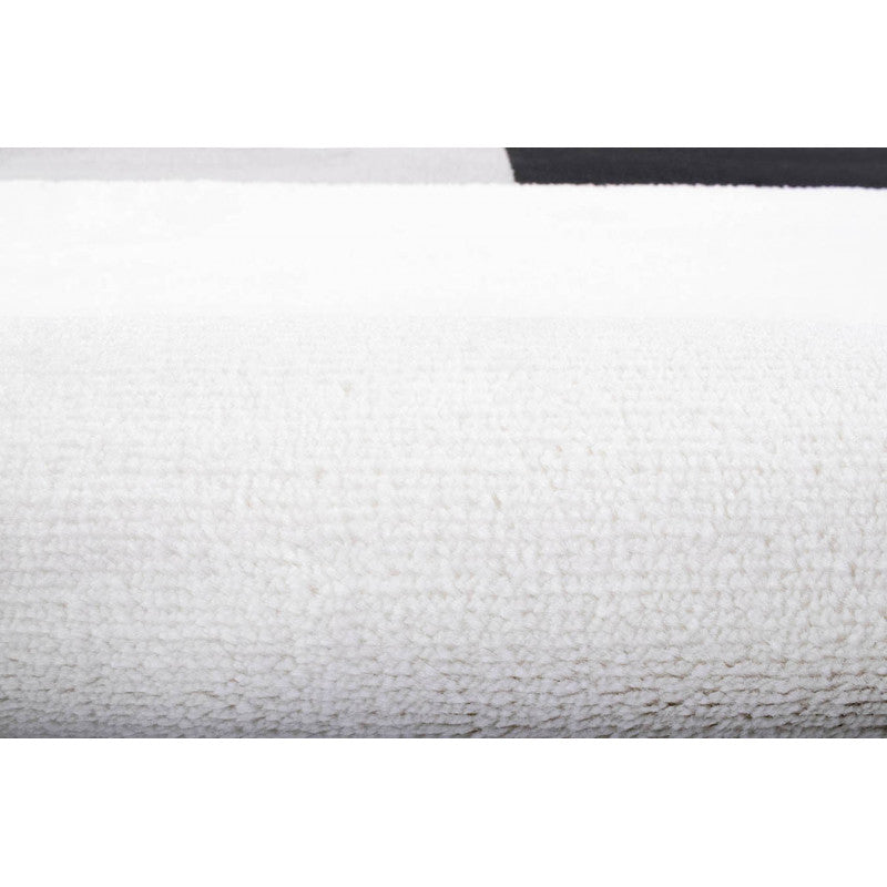 Alfombra Salón Geometric Graphic Patterns Soft Black White 150x200cm- Decoración- Mobiliario Hogar_2