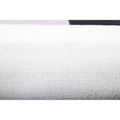 Alfombra Salón Geometric Graphic Patterns Soft Black White 150x200cm- Decoración- Mobiliario Hogar_2