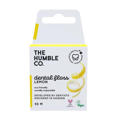 Fio Dental Vegan Ecológico Hm Lemon 50 M The Humble