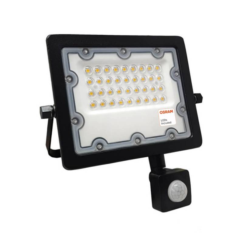 Proyector Led Chipled Osram Excel, 30w Con Sensor Movimiento Y Luminosidad Pir, Blanco Neutro_1