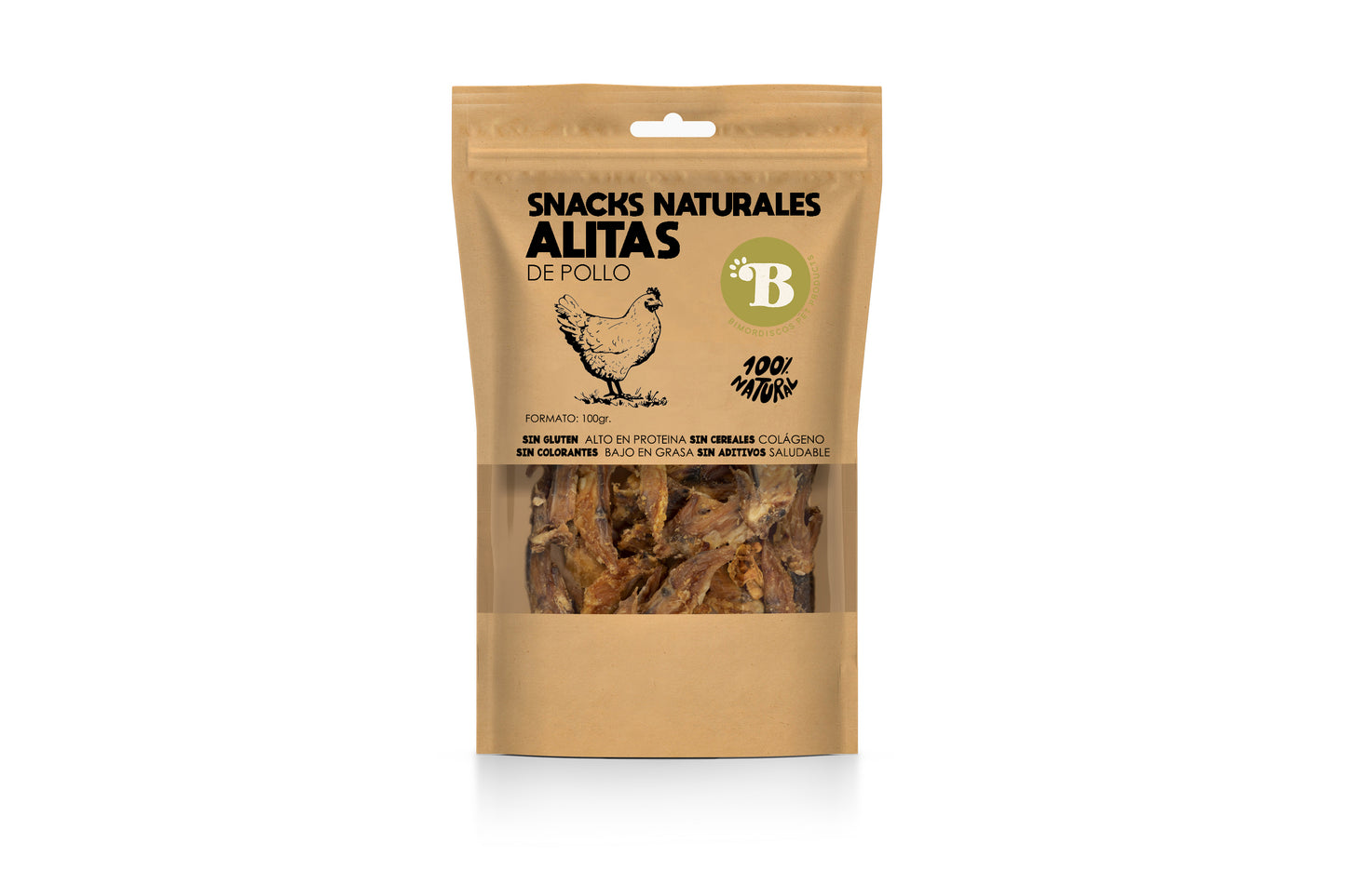 Bimordiscos Alitas De Pollo Para Perros Y Gatos · 500g.