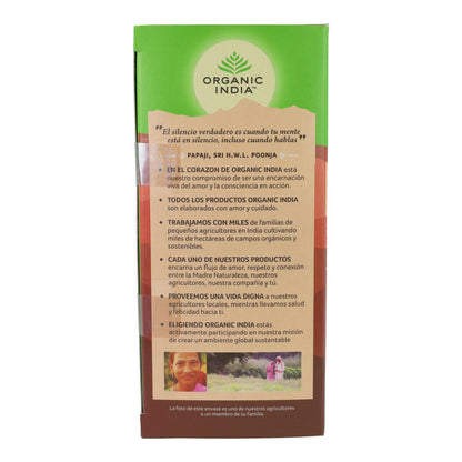 Tulsi e Masala Chai Orgânico Índia 25 sacos