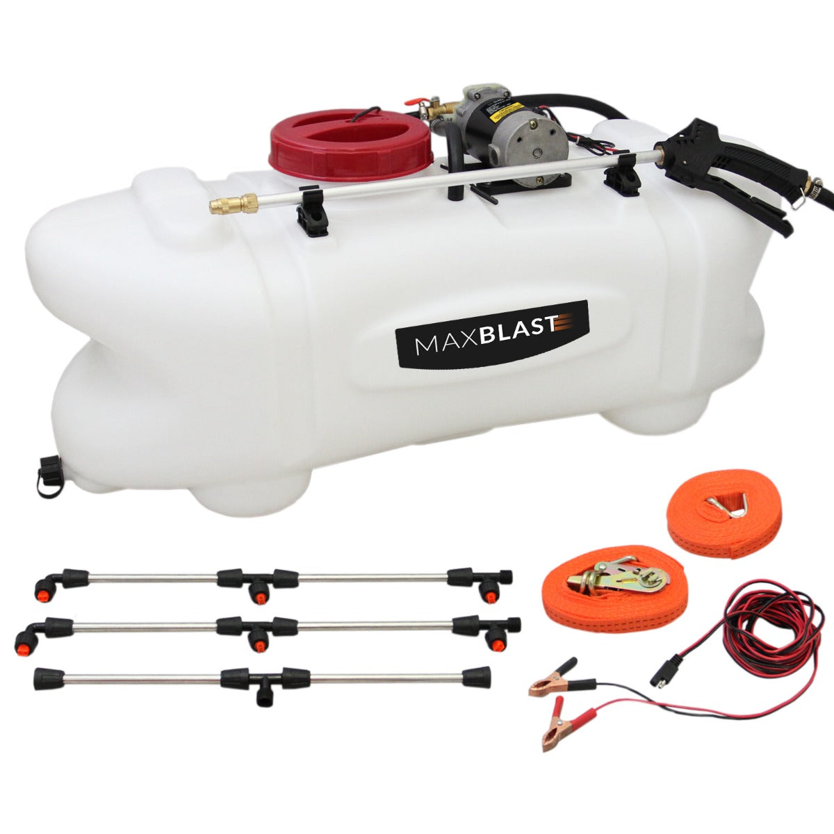 Conjunto De Remolque Atv Todo Terreno Y Pulverizador De 100l_0
