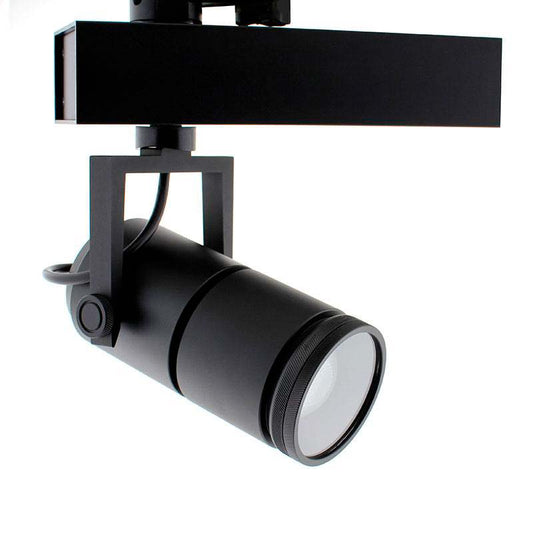 Foco Carril Trifásico Telescopic Citizen Led, 28w, 10º-70º, Negro, Regulable, Blanco Cálido, Regulable_0