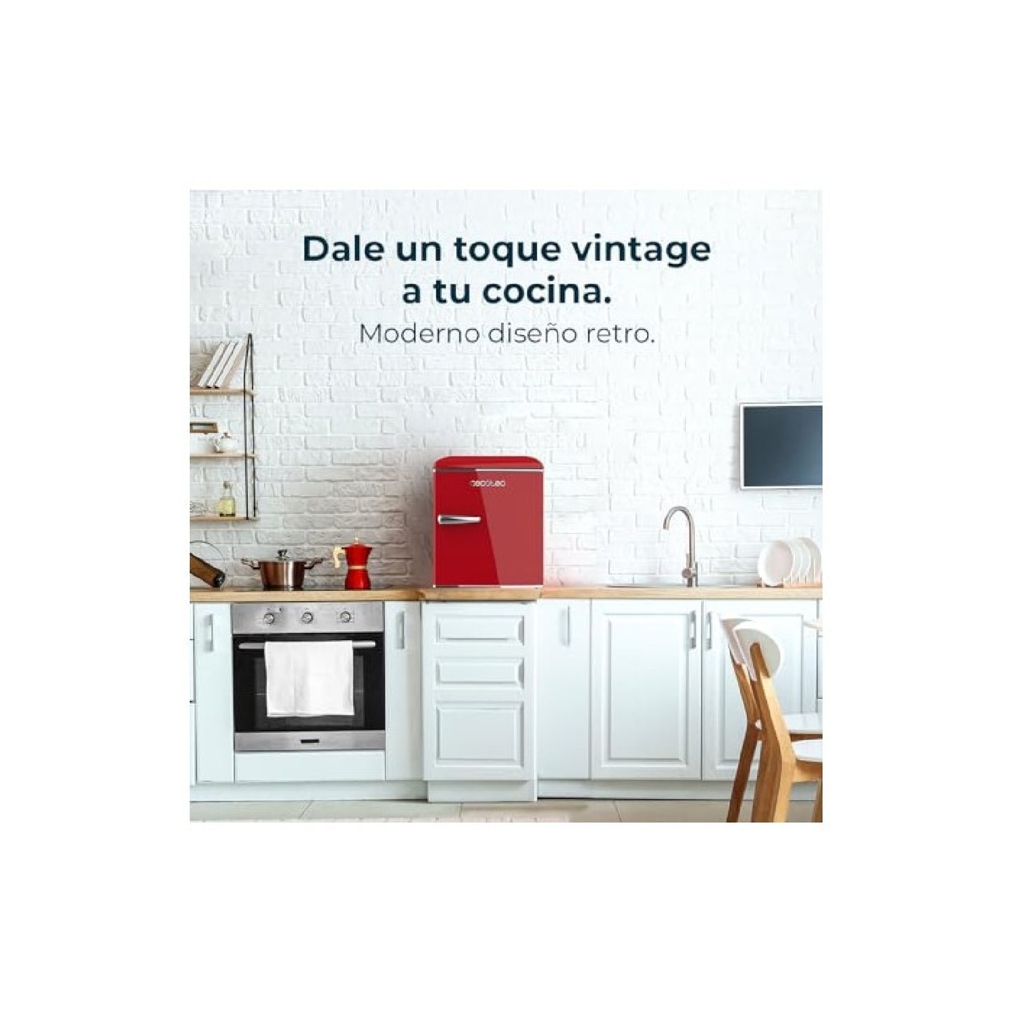 Cecotec Frigorífico Retro Bolero Coolmarket Tt Origin 45 Red E Cecotec_4