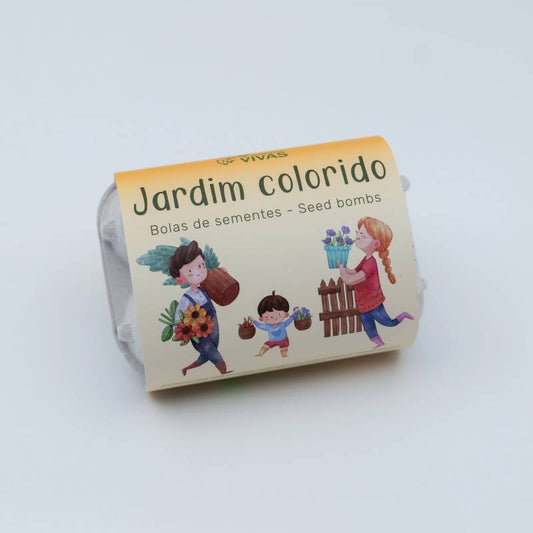 Bomba De Semillas De Jardín Colorido_0