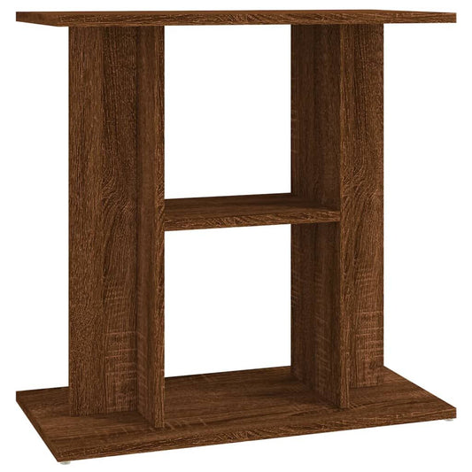 Vidaxl Soporte Para Acuario Madera Ingeniería Roble Marrón 60x30x60 Cm_0
