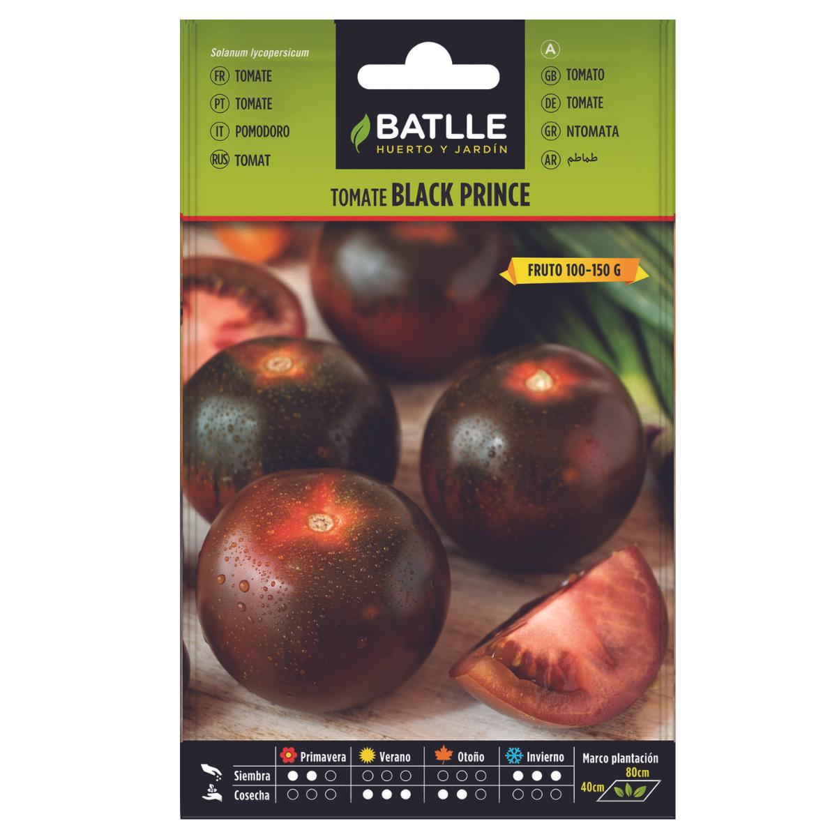 Sementes de tomate Black Prince Batlle