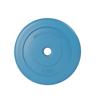 Discos de peso Bodytone 5kg ø28mm, 2 unid.