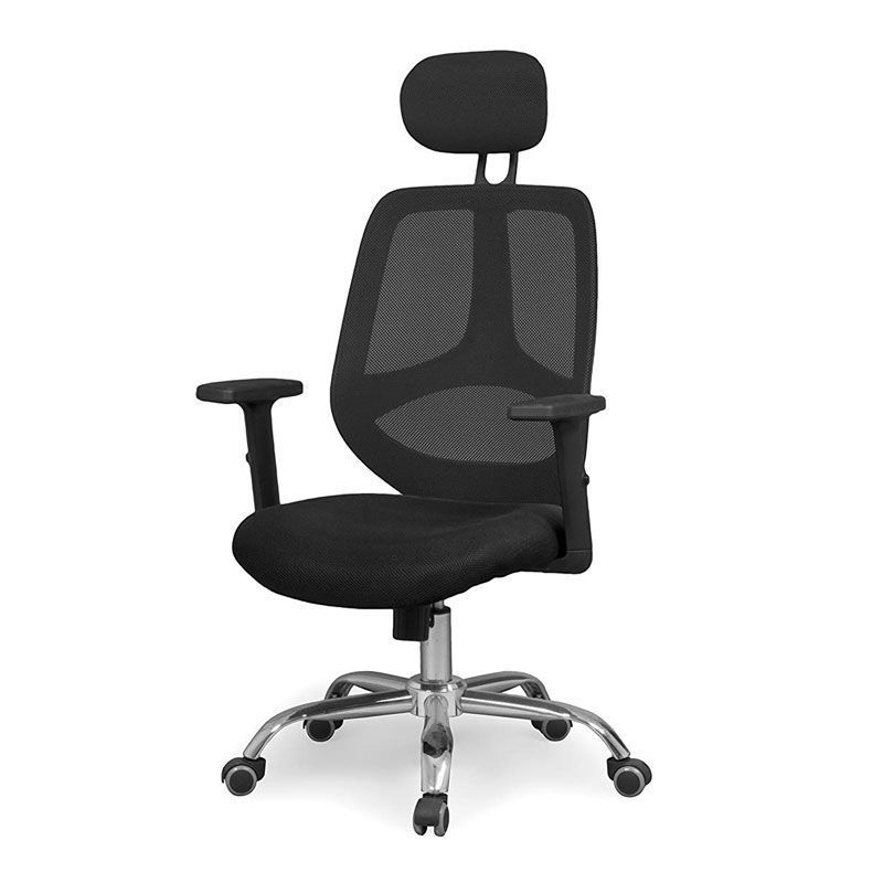 Silla De Oficina Soul Malla, Negro, 62,5 X 114–122 X 59_4