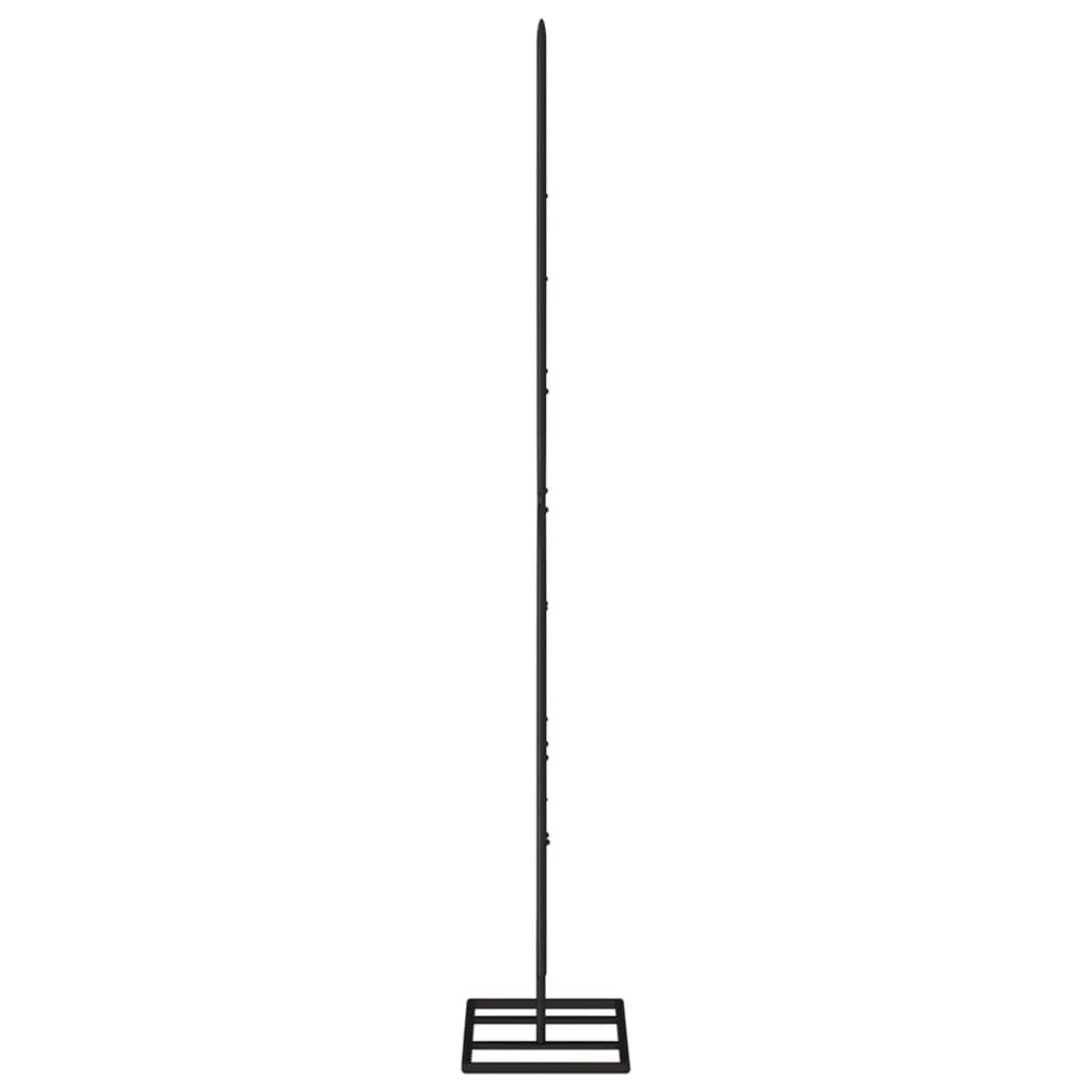 Vidaxl Árbol De Navidad Para Decoración Metal Negro 125 Cm_3