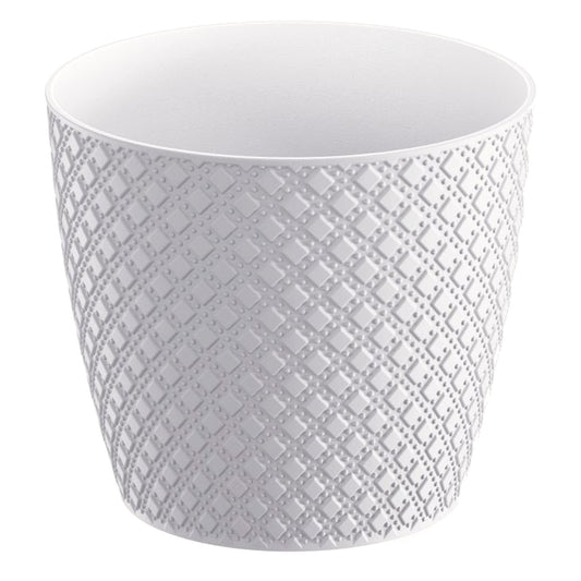 Maceta Orient 3,5l., Dimensiones (mm) 189x189x167, Color Blanco