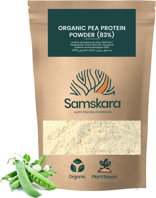 Proteína De Guisante Fermentada Bio - 1.5kg | Proteína Vegetal Ecológica Vegana Para Batidos Y Repostería_0