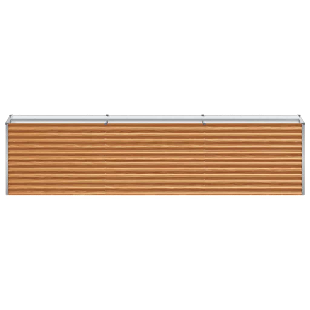 Arriate Elevado Marrón Claro 290 X 50 X 68 Cm Acero Galvanizado_4