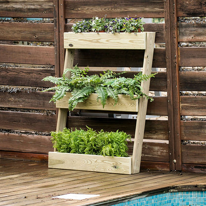 Pavimento vertical para jardim Stand Line Floor 3 Tabuleiros Hortalia