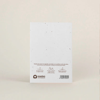 Postal Plantable Gracias Con Semillas De Manzanilla – Regalo Original Para Agradecer De Corazón | Resetea_1
