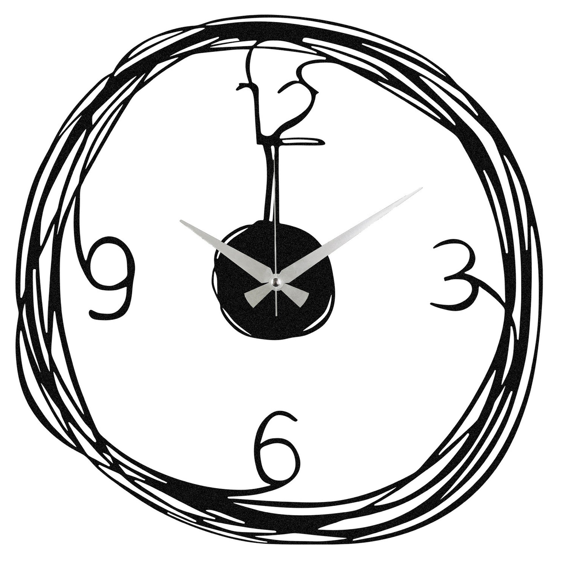 Reloj De Pared Metal Sencillo_0