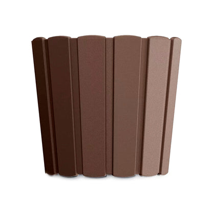 Maceta Boardee Basic 0,8l., Dimensiones (mm) 120x120x109, Color Marrón_0