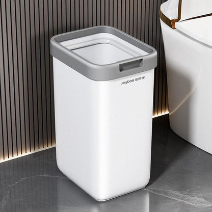 Joybos Cubo De Basura Con Soporte De Pared Abierto Blanco_3