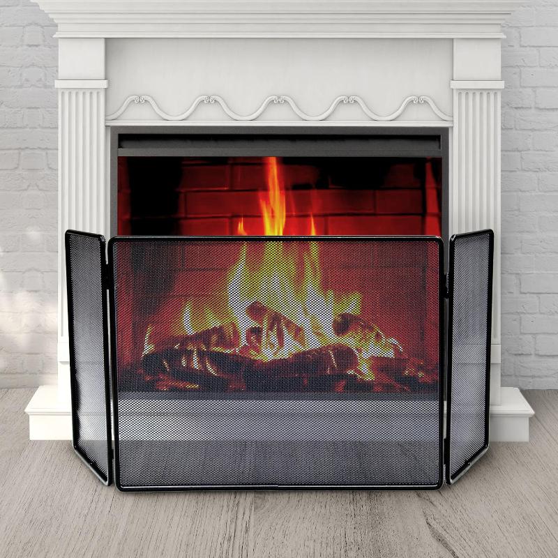 Pantalla Chimenea 99 X 44,5 (alt) Cm. Salvachispas, Protector Chimenea, Protector Rejilla Chimenea._2