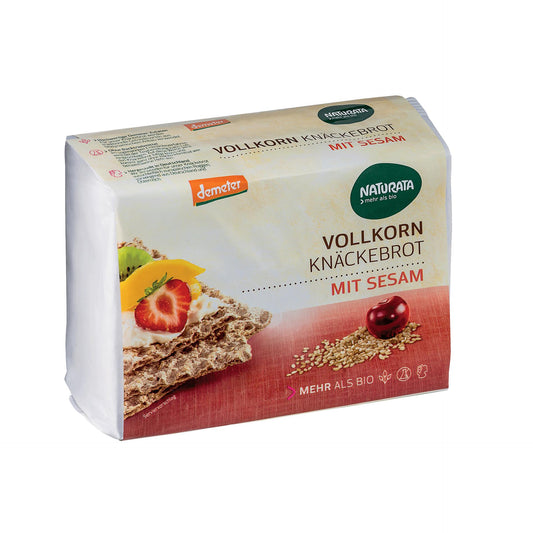 Pão de Centeio Crocante com Sésamo Eco/Dem Naturata 250g