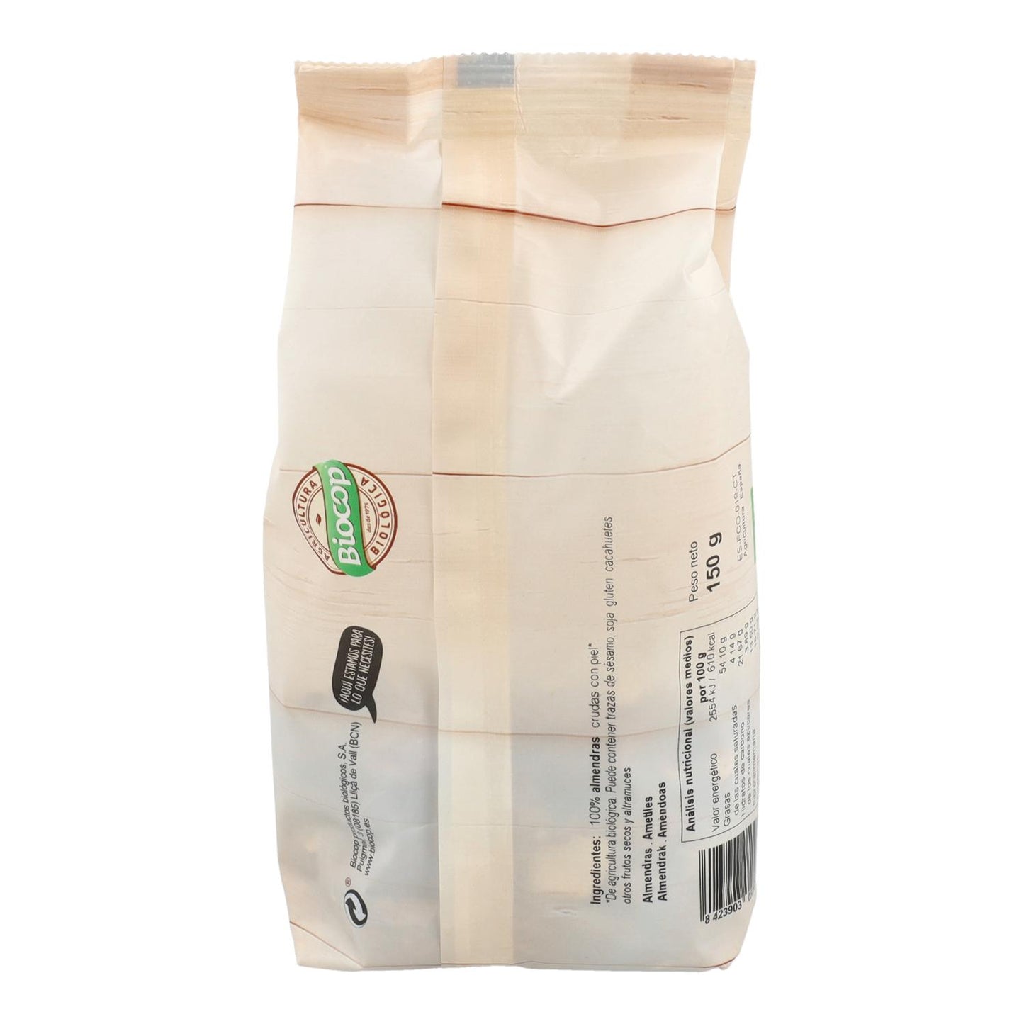 Amêndoas Inteiras em Bruto Biocop 150 g