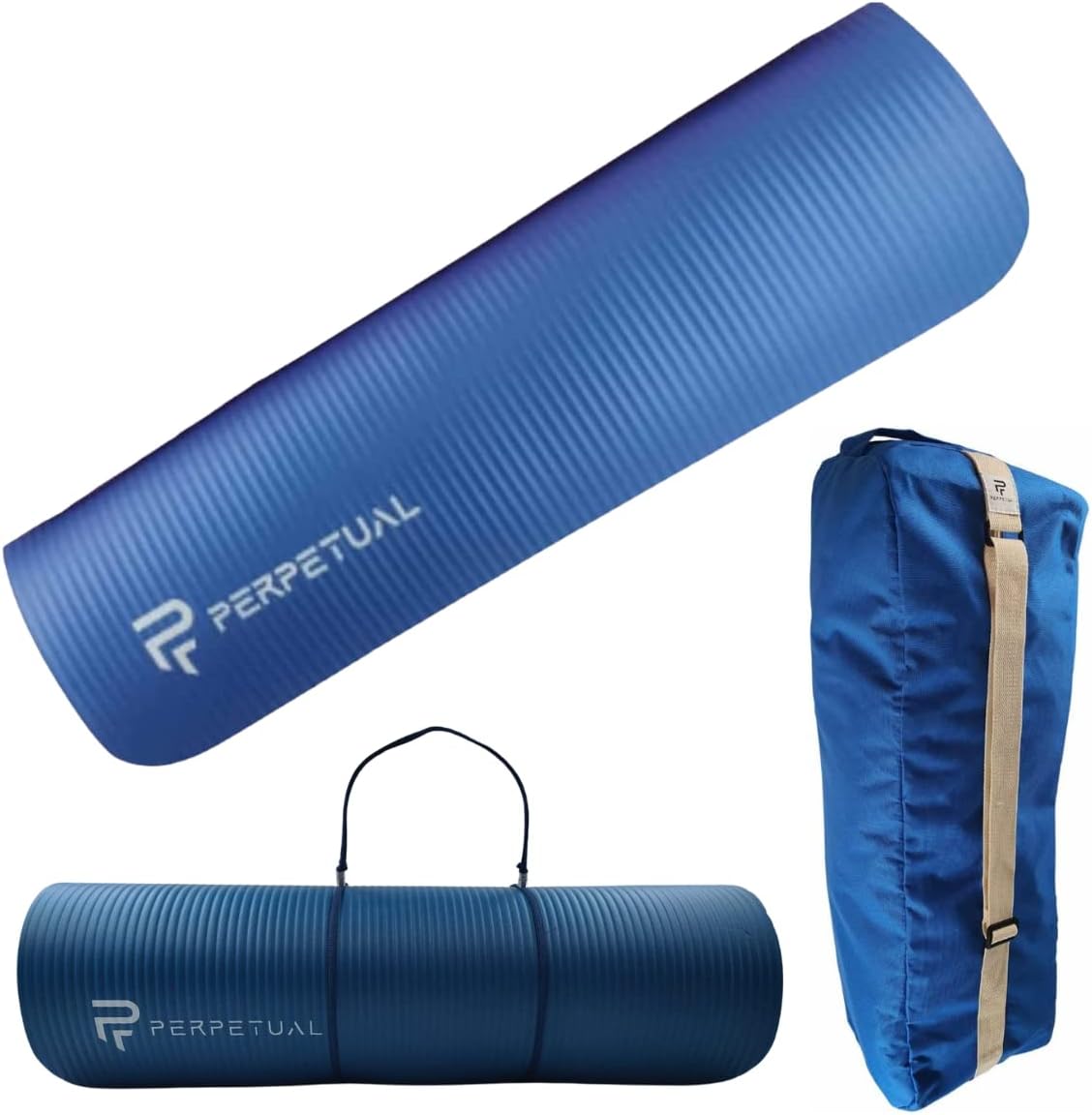 Kit Esterilla De Yoga Y Pilates Perpetual De 10mm Con Bolsa De Transporte Y Correa_0