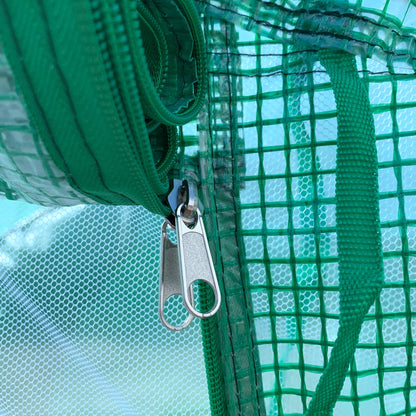 Outsunny Conjunto De Invernadero De Túnel Y Cubierta De Repuesto 3,5x3x2 M Verde_4