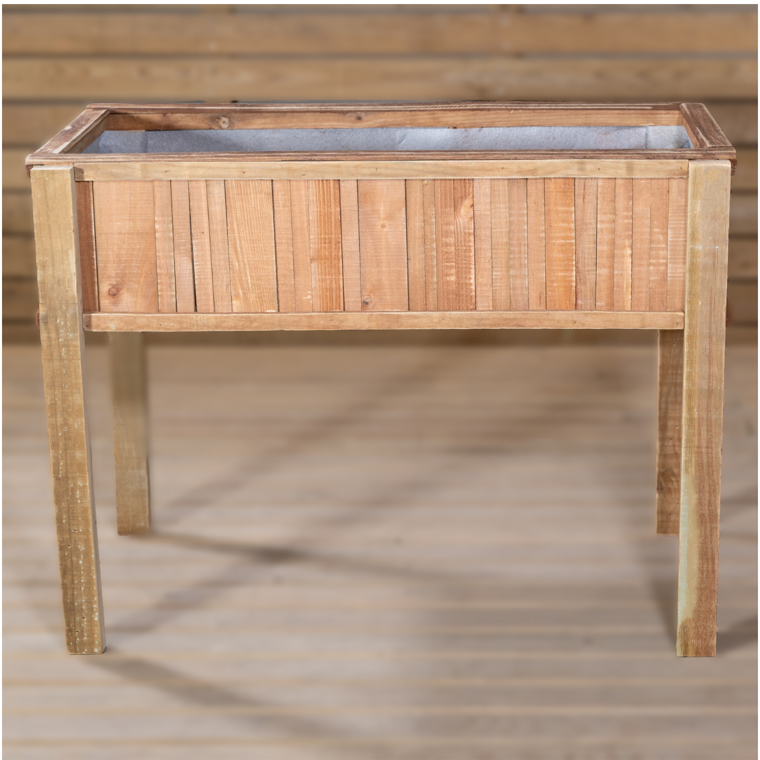 Mesa De Cultivo  Vintage 102x52x74 Cm Huerto Urbano  Con Maderas Recicladas Vidahuerto._1