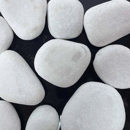 Canto Rodado Blanco Plano Recycla / Saco 20 Kg. / 10-50 Mm_0
