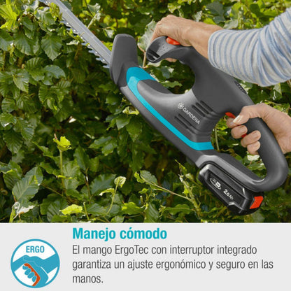 Conjunto de aparadores de sebes a pilhas Gardena EasyCut 40/18 V P4A