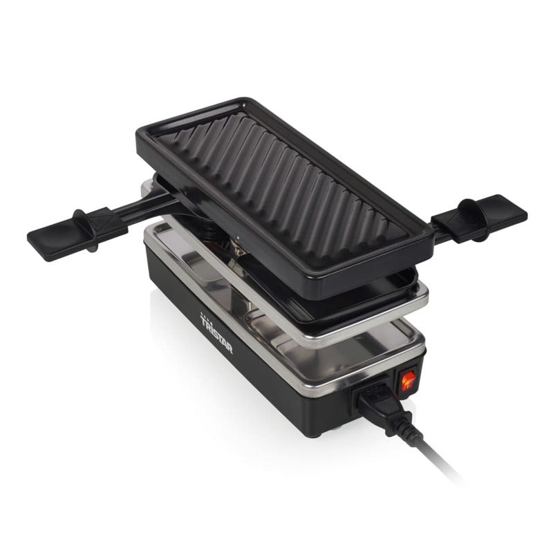 Tristar Plancha Raclette 2 Personas Ra-2741 Negro 400 W 23,8x10,4 Cm_3