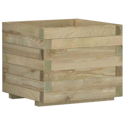 Arriate Cuadrado Madera 50x50x40 Cm_1