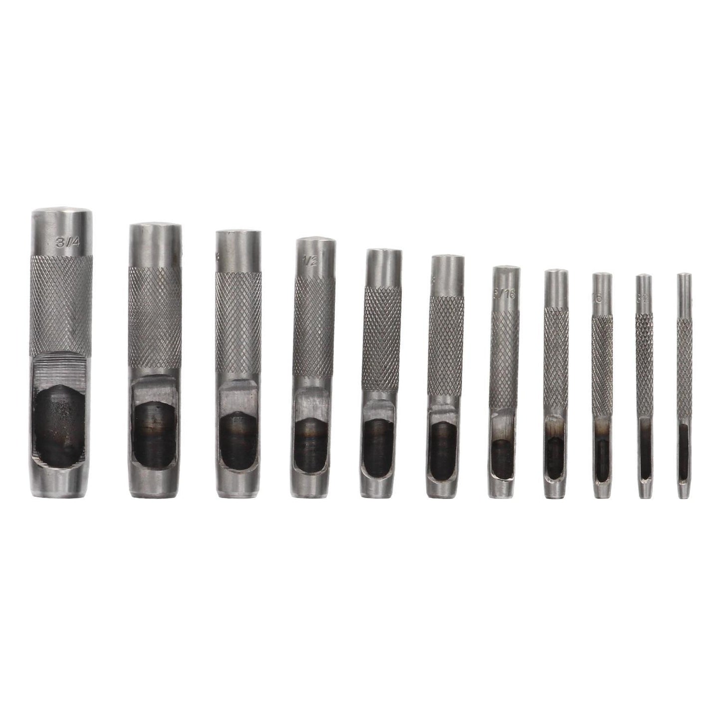 Juego Sacabocados Golpe 12 Piezas 3 A 19 Mm_0