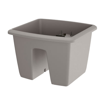 Maceta Respana Railing 9l., Dimensiones (mm) 288x298x209, Color Gris Piedra_0