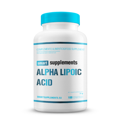 Ácido Alfa Lipoíco 500mg - 100 Cápsulas Vegetales - Acido Alfa Lipoico - Smart Supplements_0