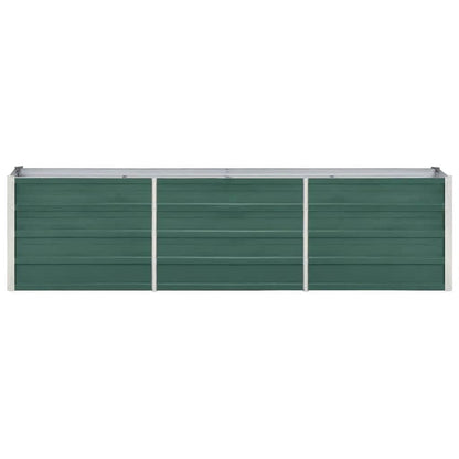 Arriate De Jardín De Acero Galvanizado Verde 240x40x45 Cm_3